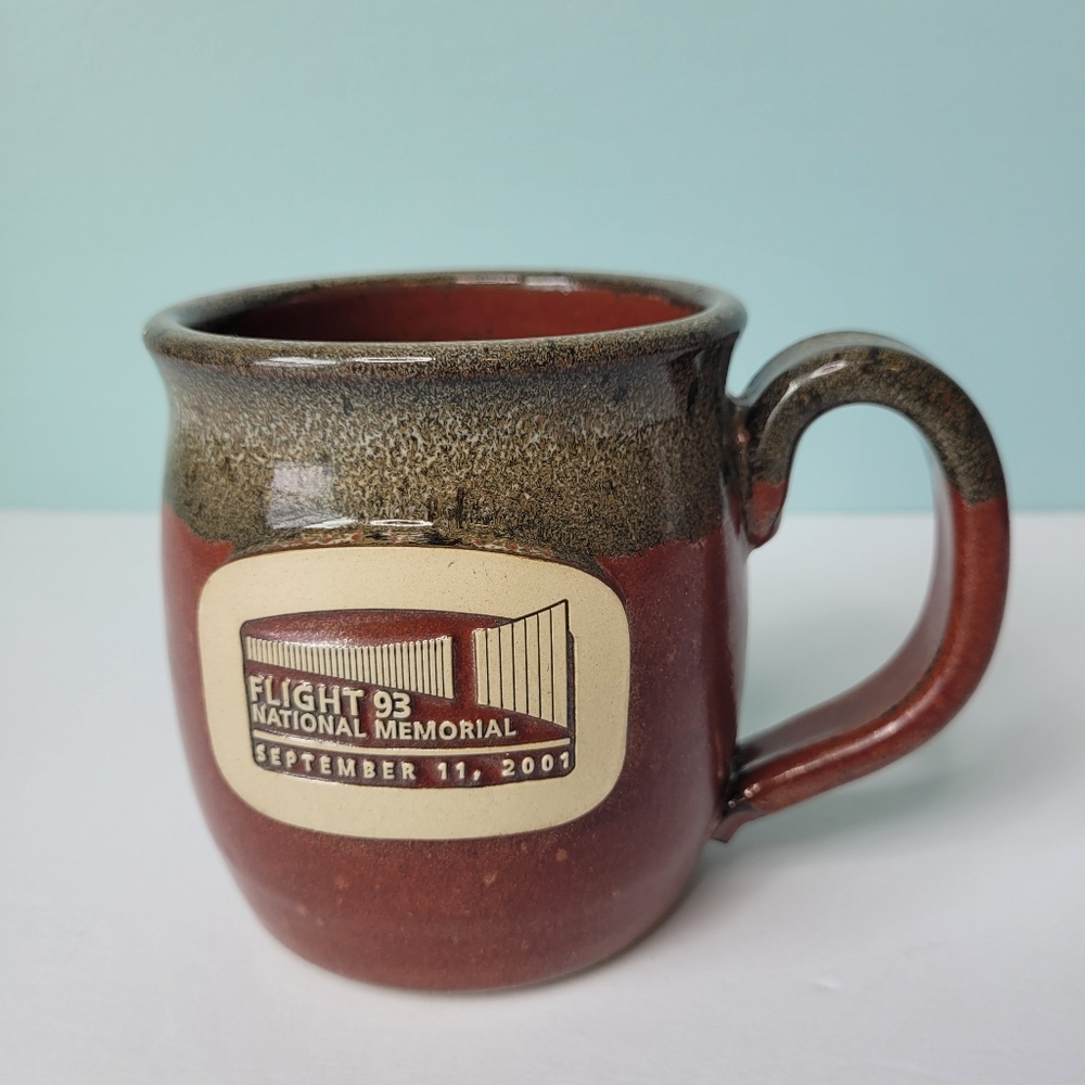 FLIGHT 93 MEMORIAL Artisan Stoneware Coffee Mug Sunset Hill Stoneware USA Made